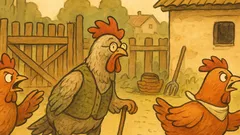 Banc: O găină îi strigă alteia...