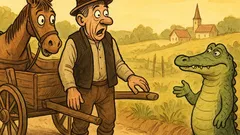 Banc: Mergea Badea Gheorghe cu căruța